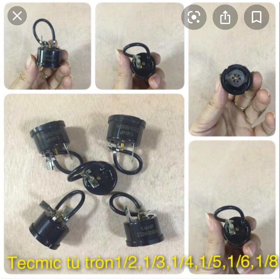 Combo 3 Tecmic Tủ Lạnh Loại Tròn 1/2, 1/3, 1/4, 1/5, 1/6, 1/8 HP