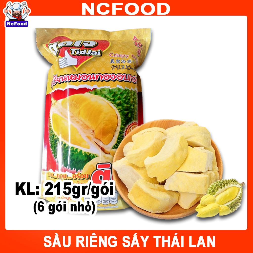 Sầu Riêng Sấy Thái Lan 215g (HSD 28.05.2021)