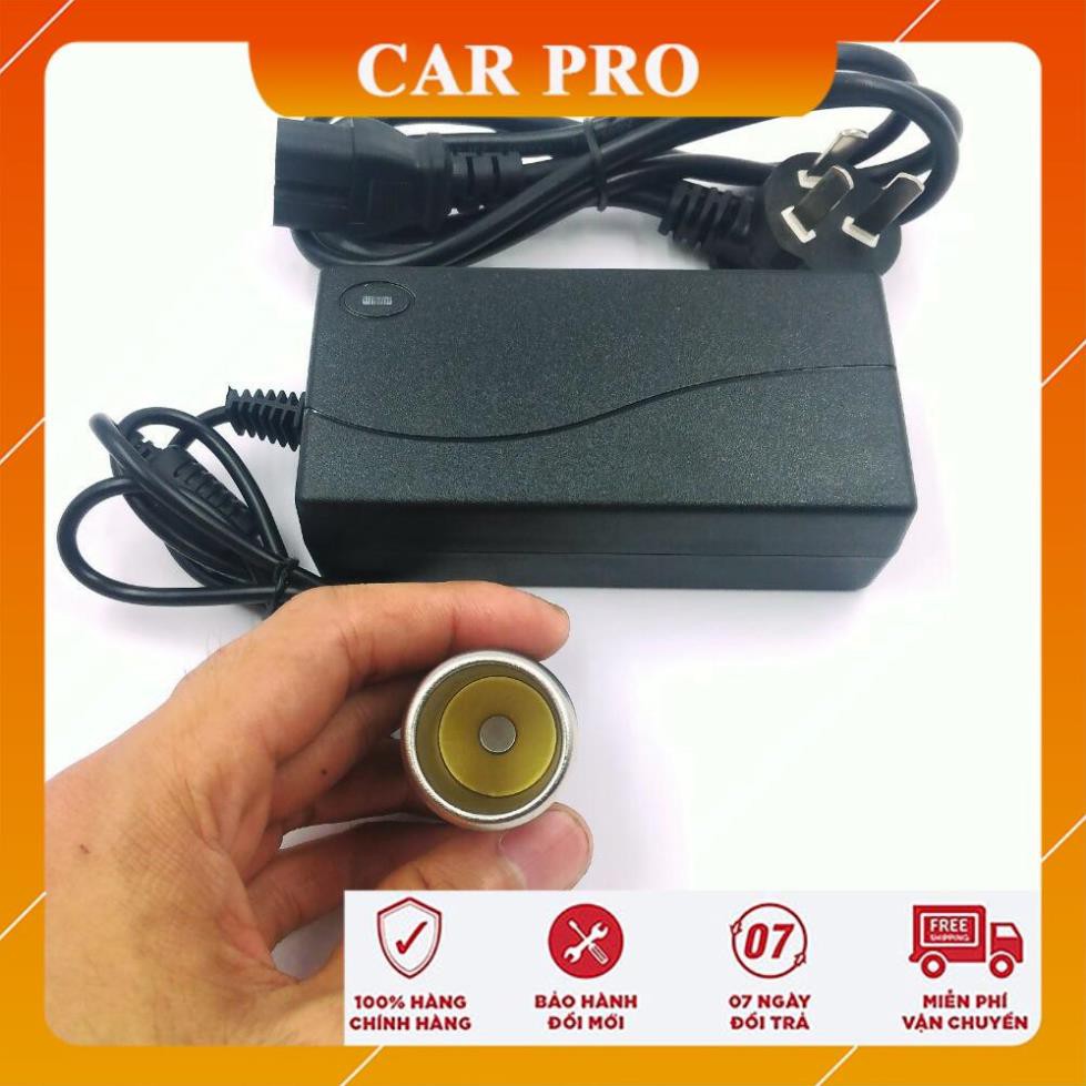 Bộ chuyển đổi nguồn điện 220V sang 12V đầu tẩu thuốc trên ô tô - CAR PRO