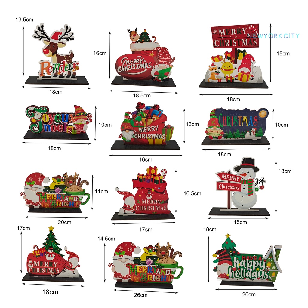 Ny-bộ Móc Treo Đồ Bản Rộng Tiện Lợi Phong Cách Giáng Sinh Tinh Tế Kèm Dây Buộc Cho Nhà Ở