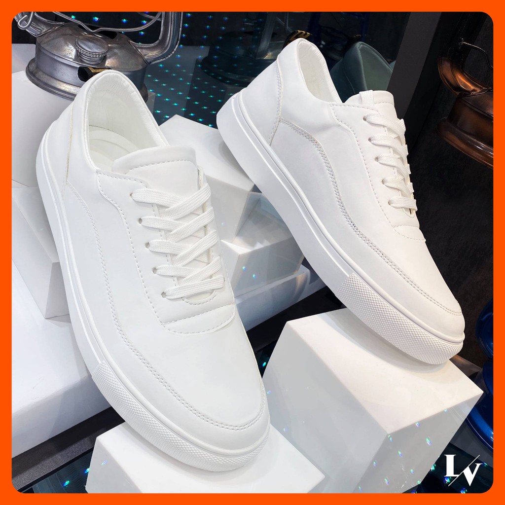 [SNEAKER NAM] Giày Thời Trang Nam Cao Cấp - GIÀY THỂ THAO NAM WHITE SPORTS FASHION