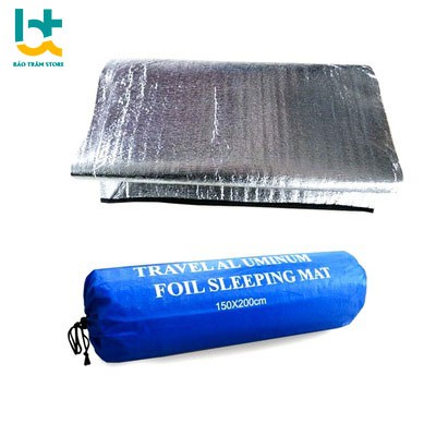 Thảm picnic, Chiếu ngủ văn phòng tráng bạc 2 mặt , du lịch, dã ngoại cách nhiệt có túi đựng | BigBuy360 - bigbuy360.vn