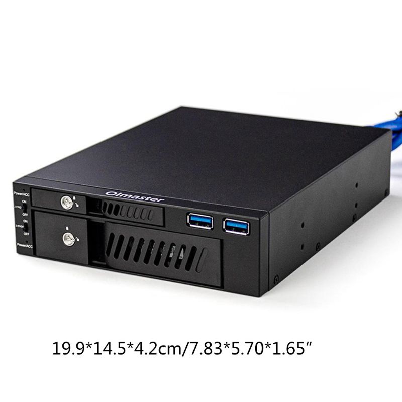 Ổ Cứng Ngoài HDD SSD MR-6203 2.5 / 3.5in USB Kép Cho Máy Tính