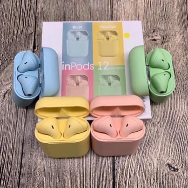[ CÓ ĐỊNH VỊ VÀ ĐỔI TÊN ] TAI BLUETOOTH INPODS 12 MÀU
