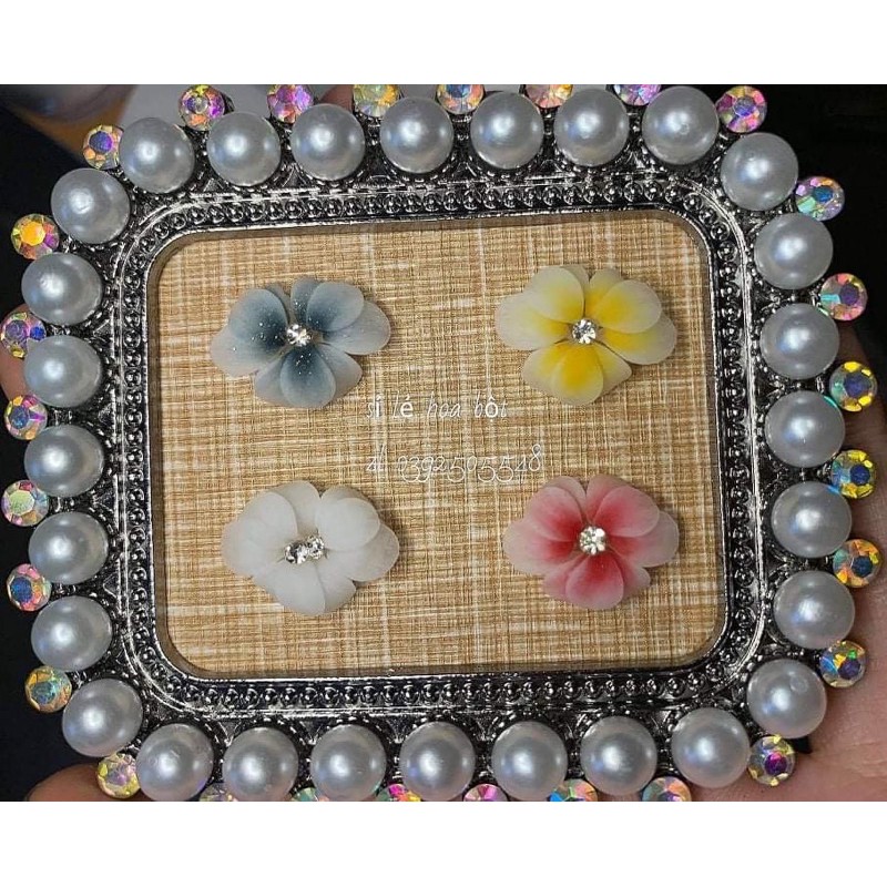 Hoa Bột -  Hoa Nail 9 Cánh Giá 1bông
