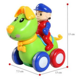 Xe đà chú bé cưỡi  thú
