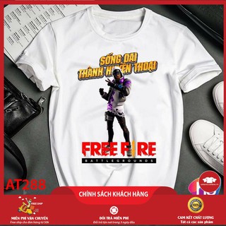 Áo Phông Free Fire Giá Rẻ (Sống Dai Thành Huyền Thoại)