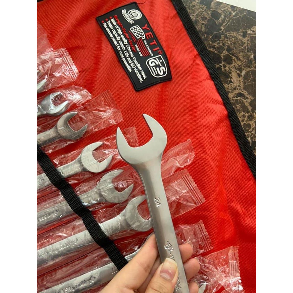 Bộ cờ lê Yeti USA 14 chi tiết 8-24