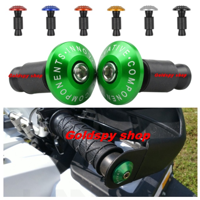 Gù tay lái nhôm CNC (Gù Tròn Mỏng) - Giá 1 đôi