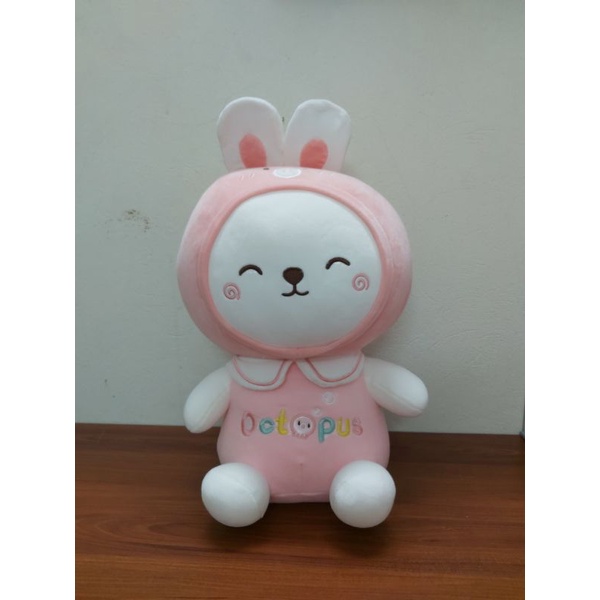 Thỏ Octouper dáng ngồi 45cm- thỏ nhồi bông