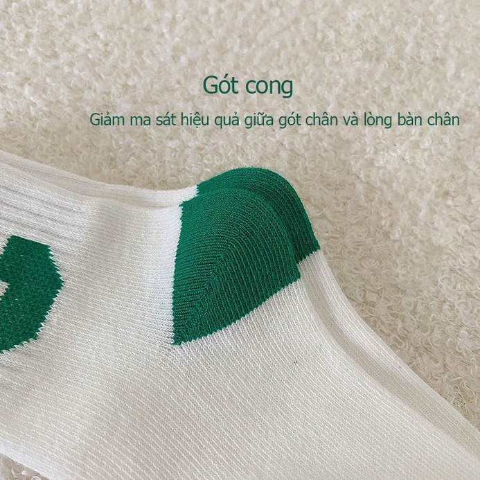 Cheerful Mario 4 cặp Bé trai bé gái Vớ bông Babyboy Babygirl Cartoon Kids Socks