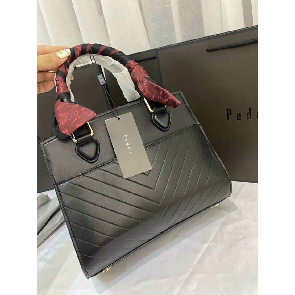 Túi Xách Nữ Pedro Quai Lụa Size 23