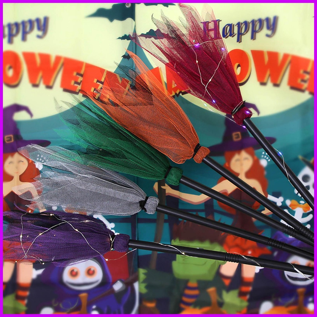Chổi Phù Thủy Hóa Trang Halloween Dành Cho Trẻ Em