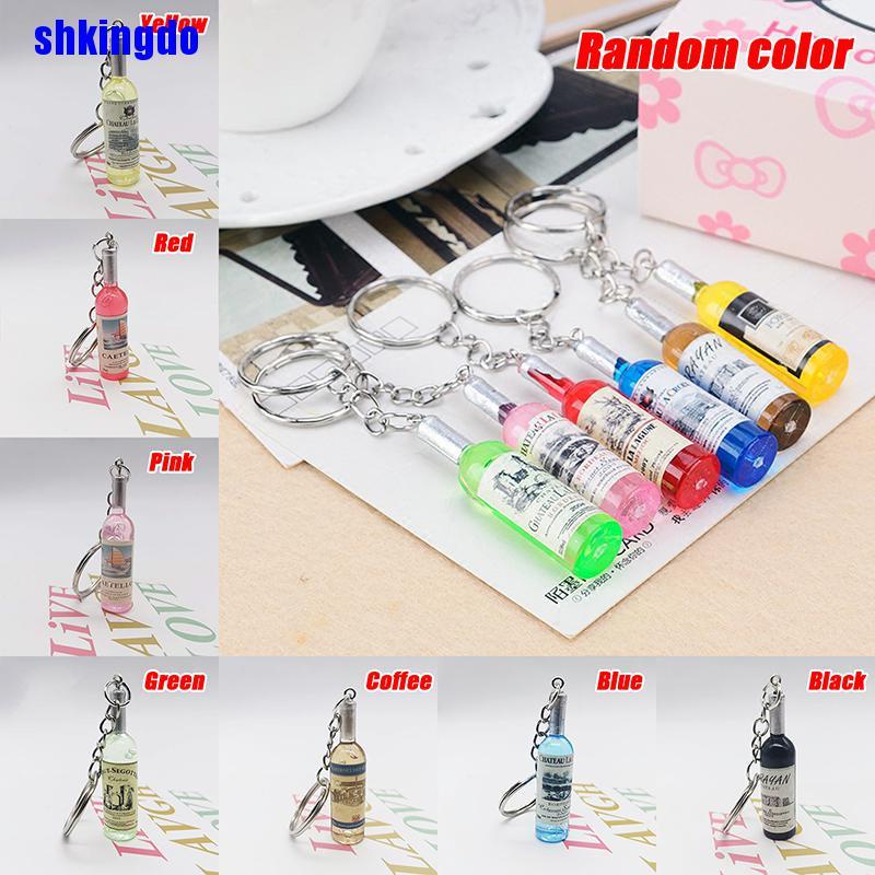 Móc Khóa Hình Chai Bia Bằng Acrylic