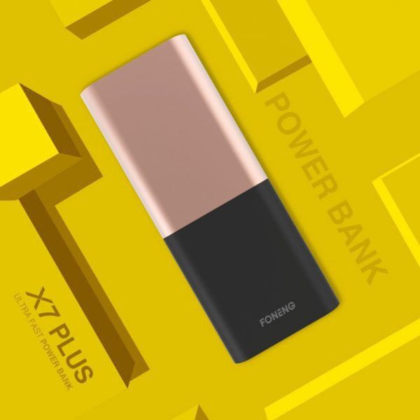 pin sạc dự phòng foneng x7 8000mah ⚡ 𝟑𝐀 𝐜𝐨̂𝐧𝐠 𝐧𝐠𝐡𝐞̣̂ 𝐐𝐮𝐚𝐥𝐜𝐨𝐦𝐦 𝐐𝐮𝐢𝐜𝐤 𝐂𝐡𝐚𝐫𝐠𝐞 𝟑.𝟎⚡ tích hợp màn hình Led 2 cổng USB