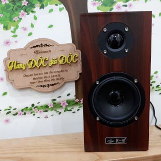 Loa vi tính vỏ gỗ Hp-x3 âm thanh ấm
