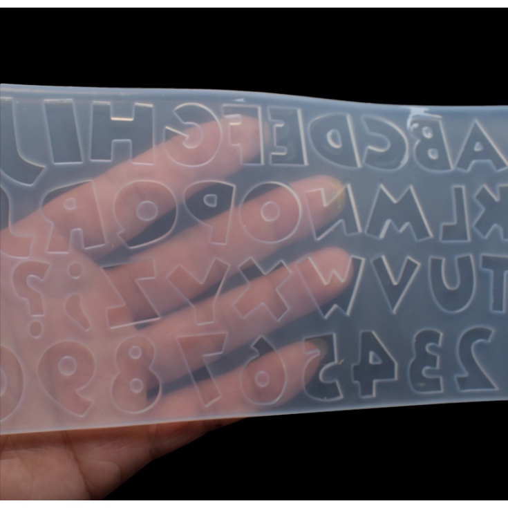 Khuôn silicone đúc chữ mẫu 2