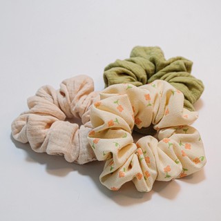 Dây buộc tóc, cột tóc scrunchies cao cấp Mackey