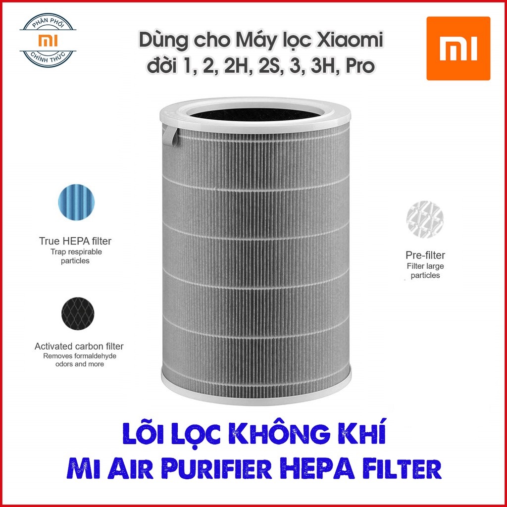 Lõi lọc thay thế cho đời 1, 2, 2H, 2S, 3, 3C, 3H, Pro thay cho Máy lọc không khí XIAOMI - Minh Tín Shop | BigBuy360 - bigbuy360.vn