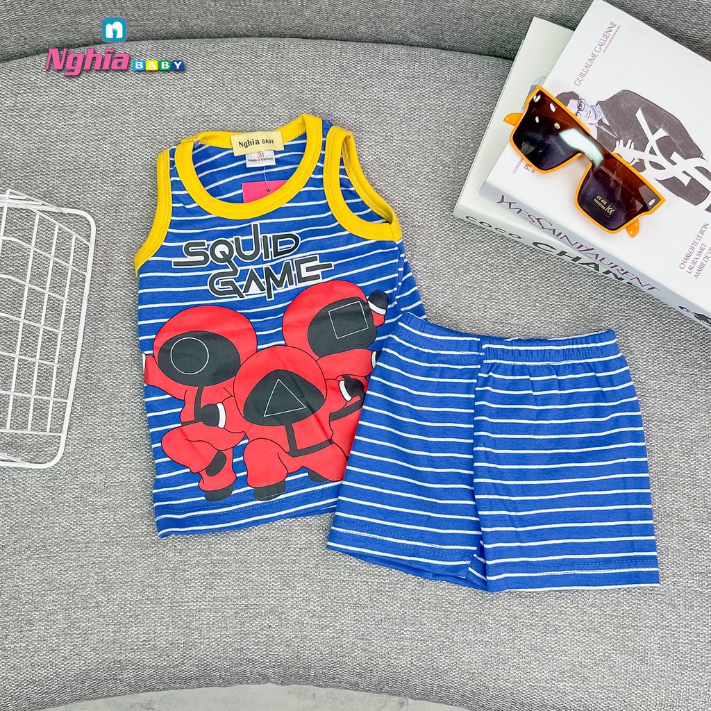 Đồ bộ bé trai NGHĨA BABY dành cho bé từ 9-21kg