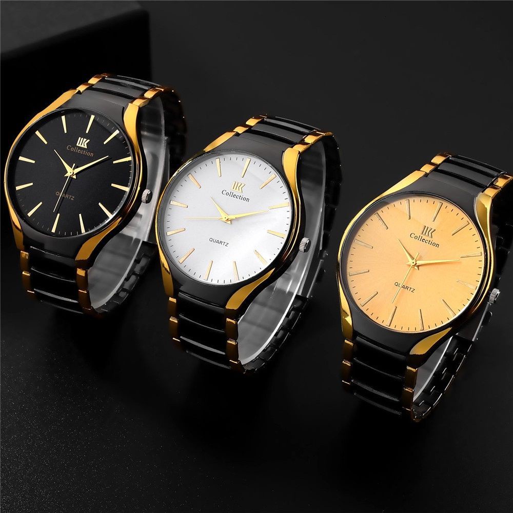 Đồng Hồ Đeo Tay Nam Dây Thép Không Gỉ Phong Cách Thời Trang