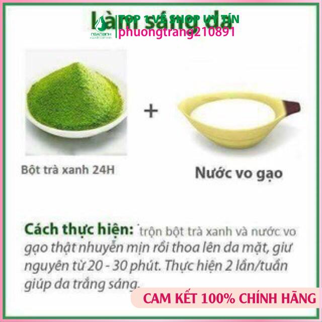 Đẹp da giảm nhờn Bột trà xanh nguyên chất, mới hàng mới, hàng chính hãng hàng công ty chính hãng