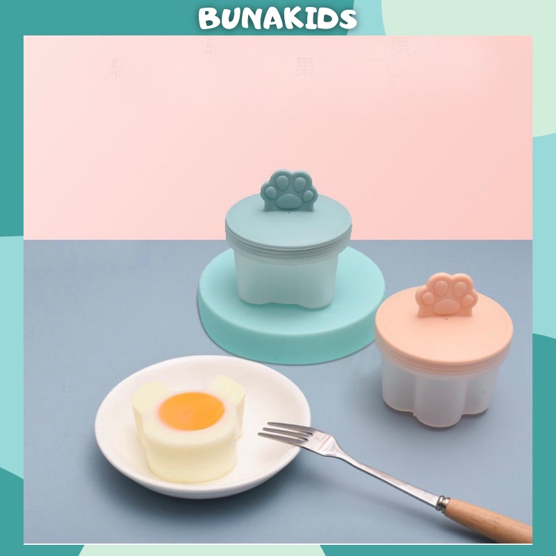 Khuôn làm bánh, hấp trứng cho bé ăn dặm 1 set 4 hình, nhựa chịu nhiệt Hàn Quốc cao cấp Bunakids AD18