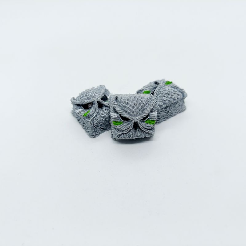 Keycap keypora clone tone xám trang trí bàn phím cơ gaming