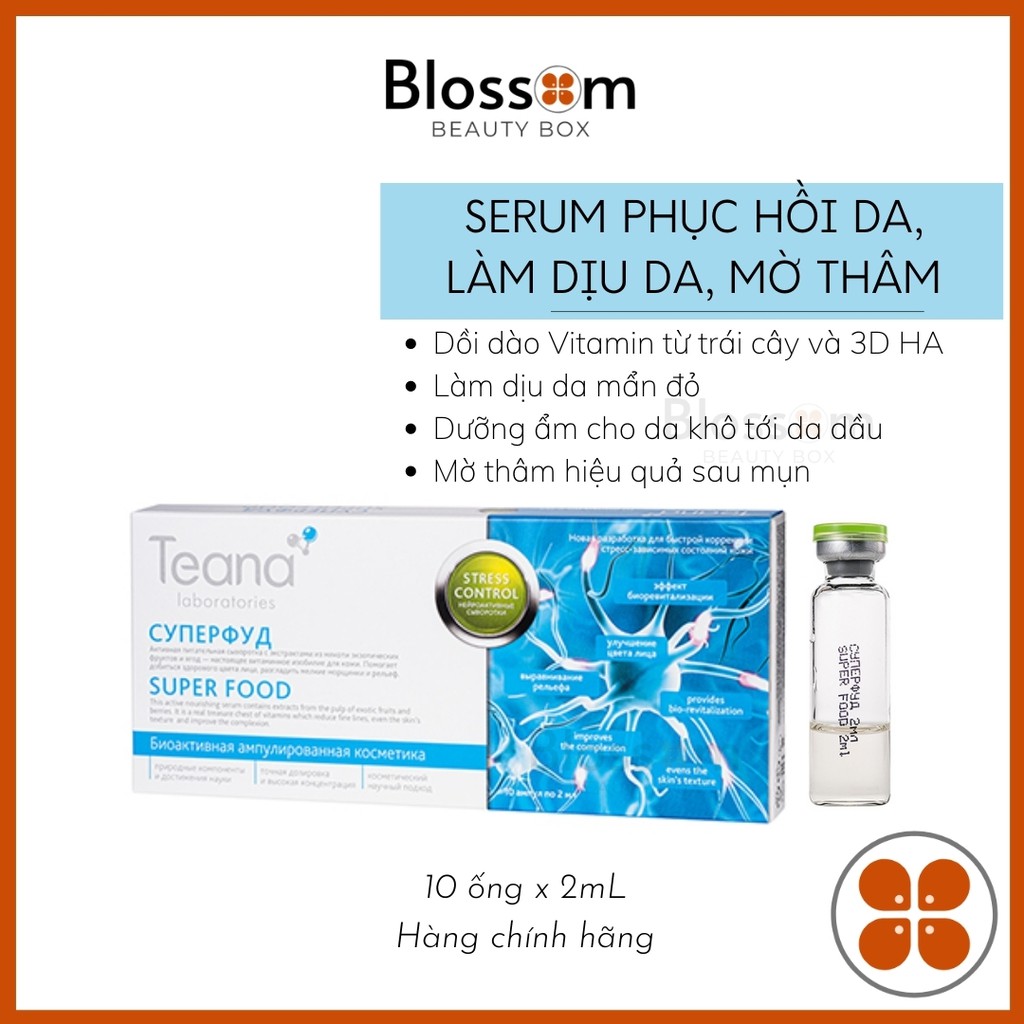 Huyết thanh serum Superfood Teana dòng Stress control SUPER FOOD