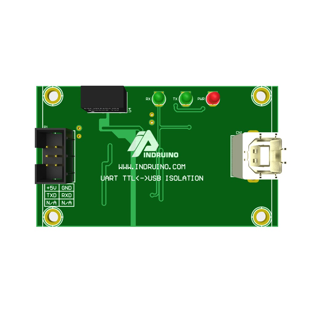 Module chuyển đổi tín hiệu Indruino USB TO UART CONVERTER ISOLATED MODULE