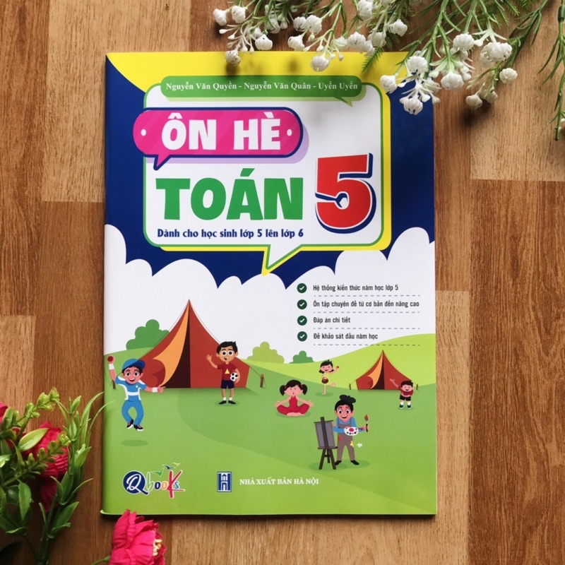 Sách - Combo Ôn Hè Toán và Tiếng Việt 5-Dành cho học sinh lớp 5 -6 2 cuốn)