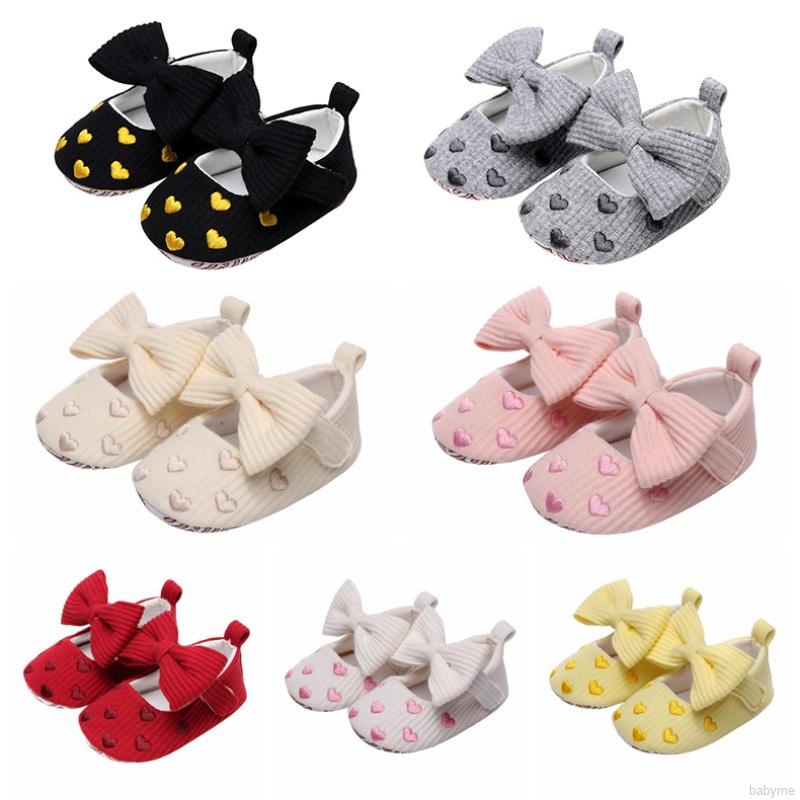 Giày búp bê đế mềm chống trượt dành cho bé gái 0-18 tháng tuổi