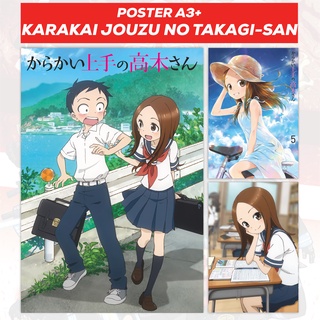 Nhân Vật Anime Karakai Jouzu no Takagi-san Nishikata Takagi Cỡ A3 +