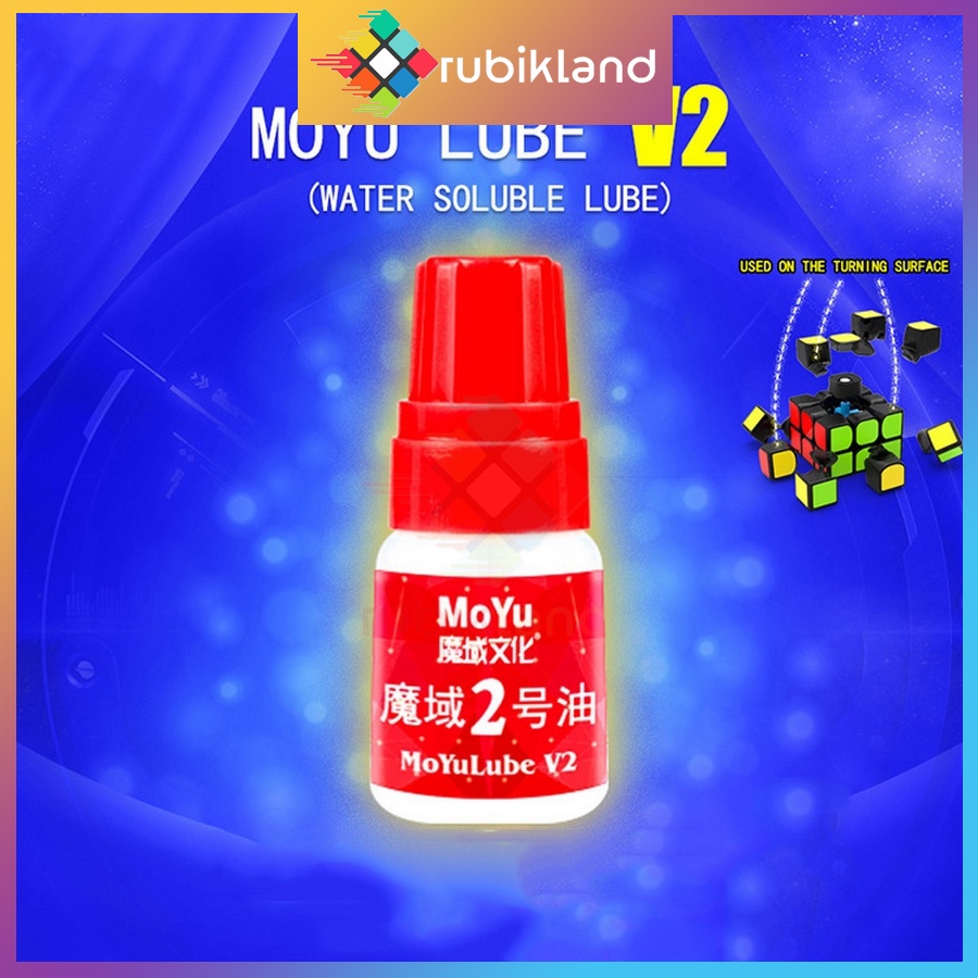 Dầu Bôi Trơn Rubik Moyu Lube V1/V2 5ml Lube Rubic Dùng Cho WRM 2021 Maglev, GAN 12 Maglev, M Leap, Tornado, RS3M 2021.