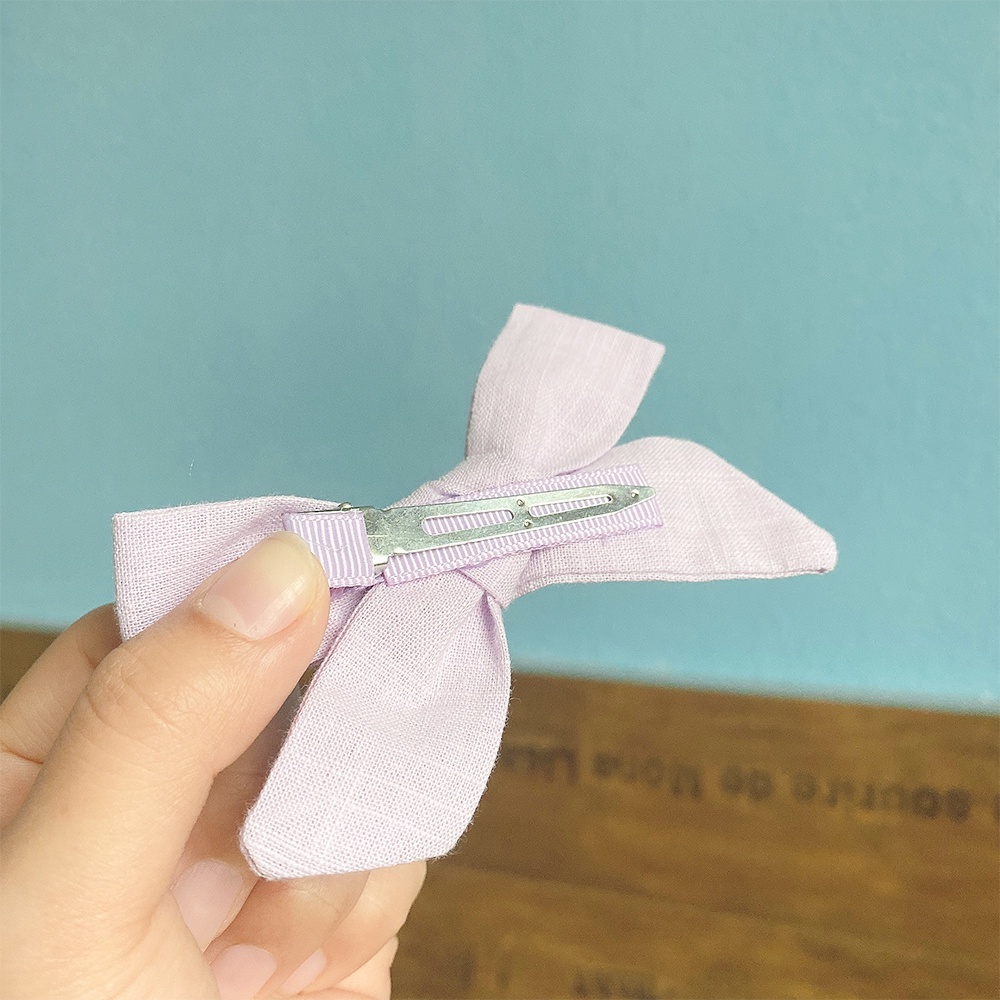 Set 4 kẹp tóc nơ KIDSBOWS màu sắc tươi sáng thời trang xinh xắn cho bé gái