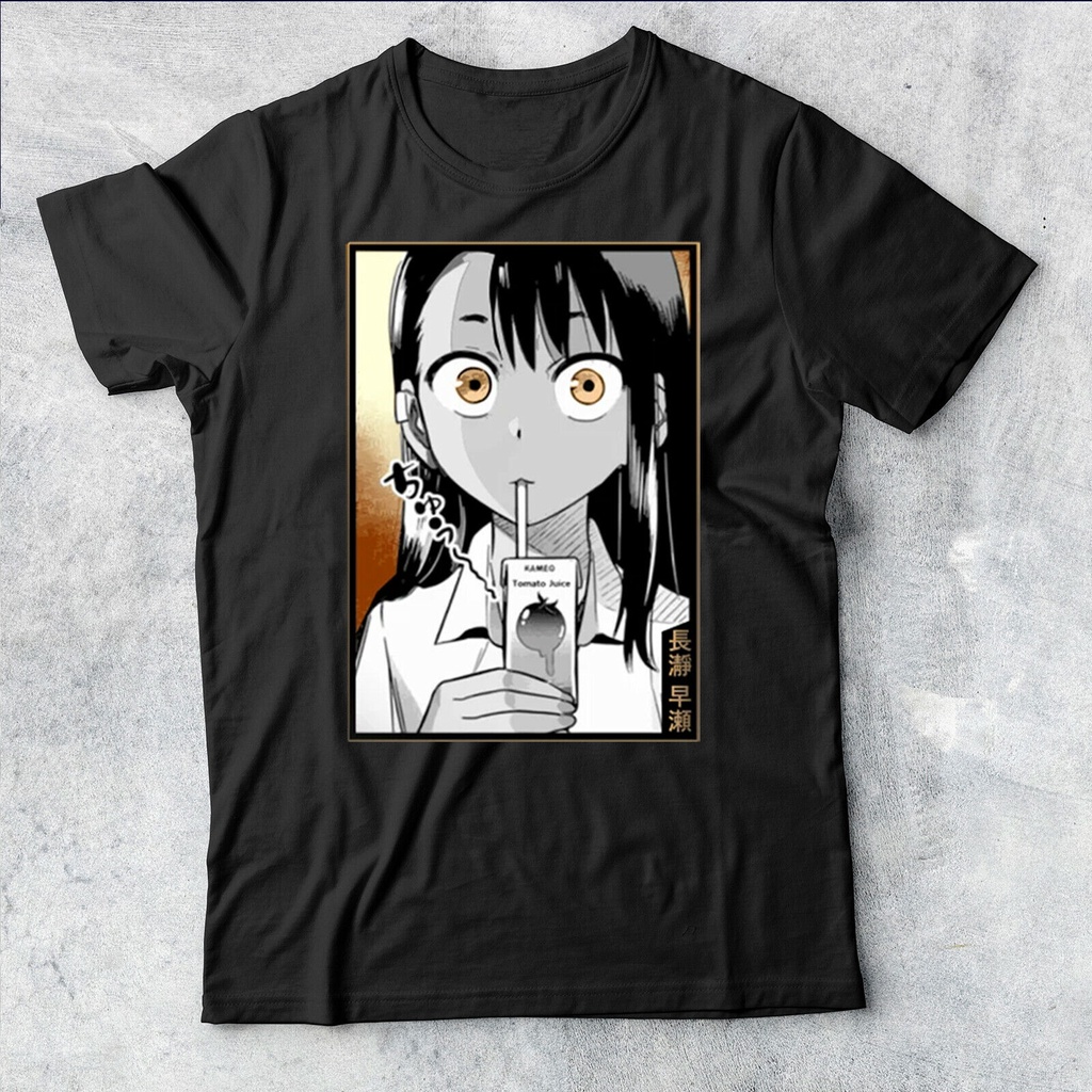 Áo thun mùa hè Mans Nagatoro Style Cool Tee Top Áo thun nam