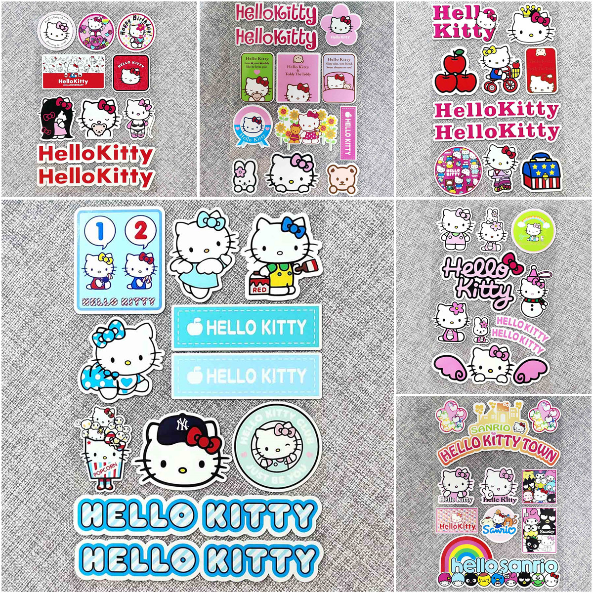 Hình Dán Hello Kitty Phản Quang Trang Trí Xe Mô Tô