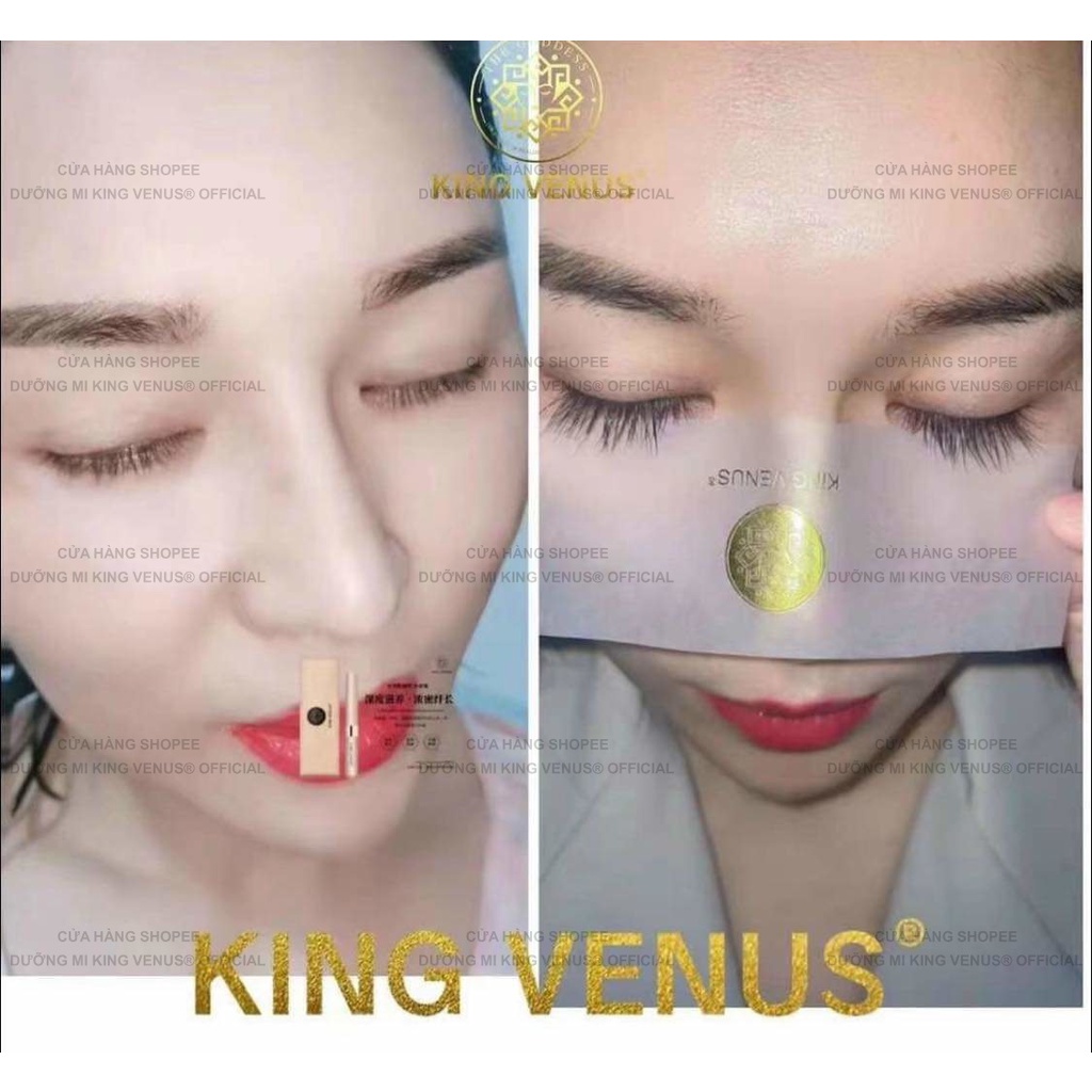 Combo 2 Lọ Dưỡng Mi KING VENUS ® Dưỡng Lông Mi Dưỡng Lông Mày - Hot Douyin No.1 Ranking Eyelash Serum KING VENUS