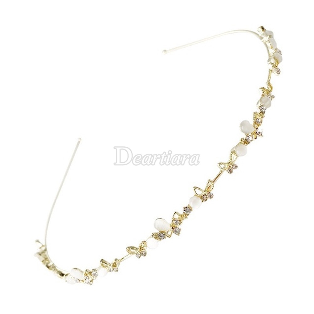 Cài tóc đính đá mắt mèo sang trọng thời trang