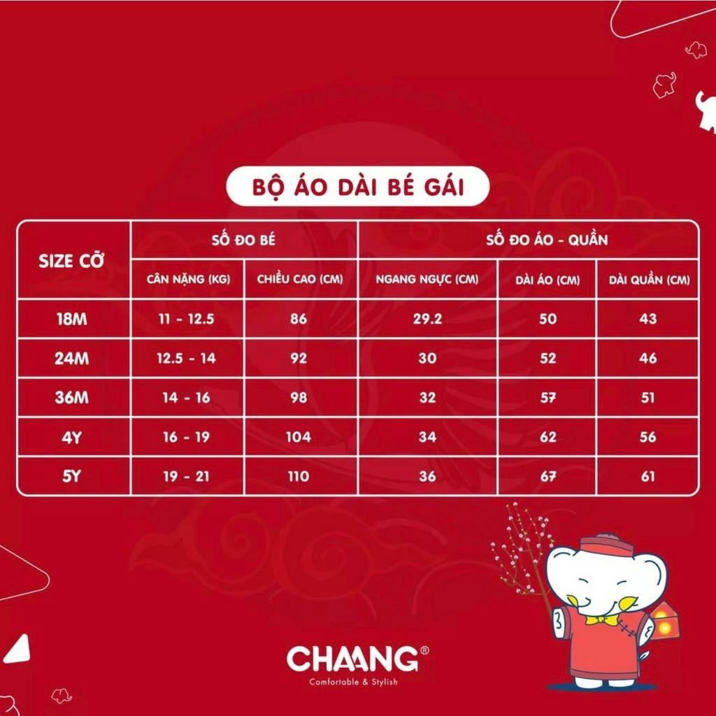 Bộ Áo Dài Bé Gái CHAANG AW22