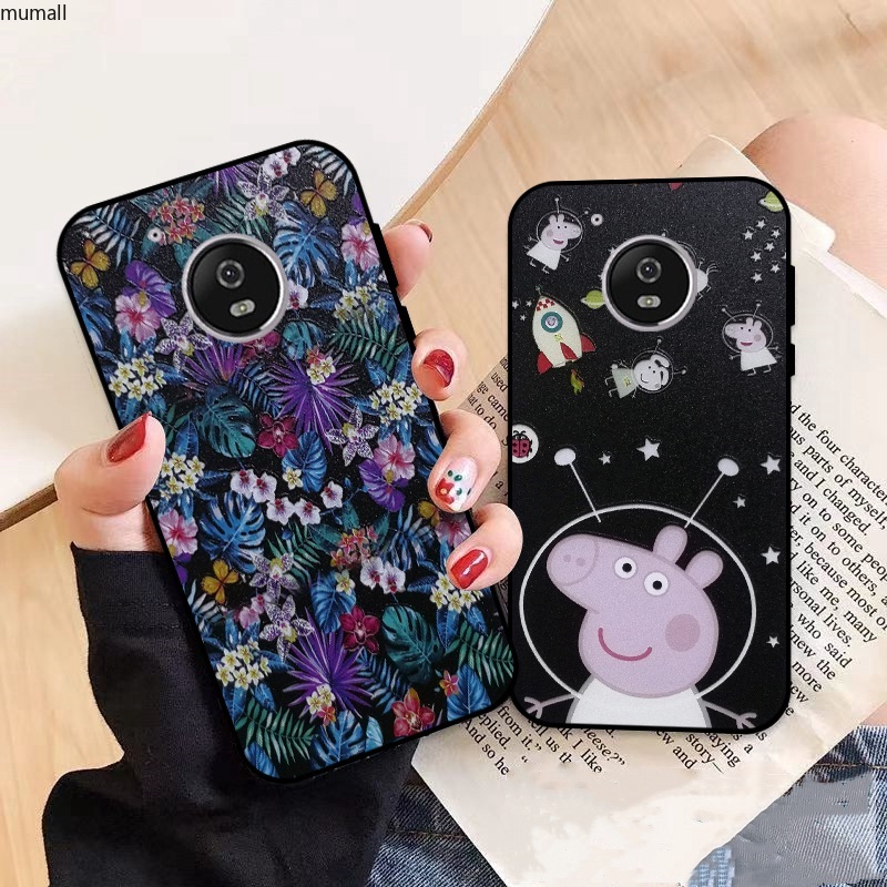 Ốp Lưng Silicone In Hình Chú Heo Đáng Yêu Cho Motorola Moto C E4 G5 G5s X4 Plus