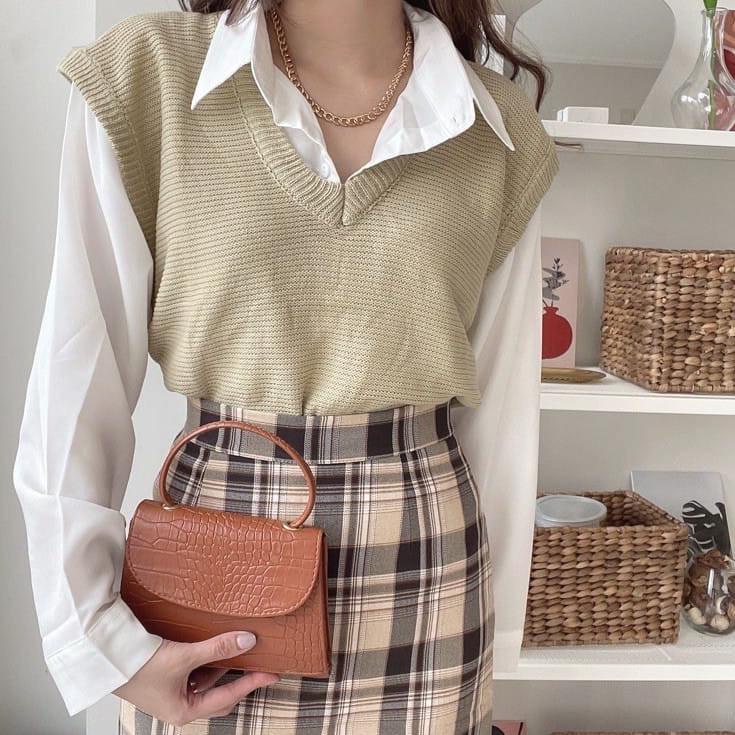 Mới Quần lót nữ ZSIBY KANI VEST KNIT - ROMPI - ROMPI STYLE KOREA 40