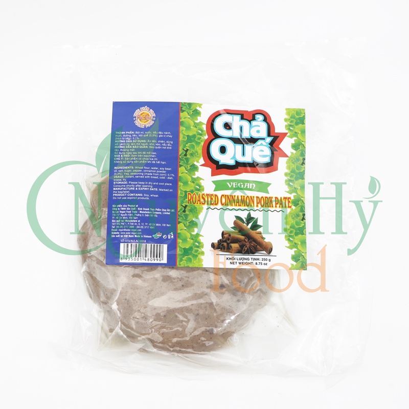 Chả Quế Tiệt Trùng Chay Âu Lạc - 250g (Thực phẩm tiệt trùng ăn liền)