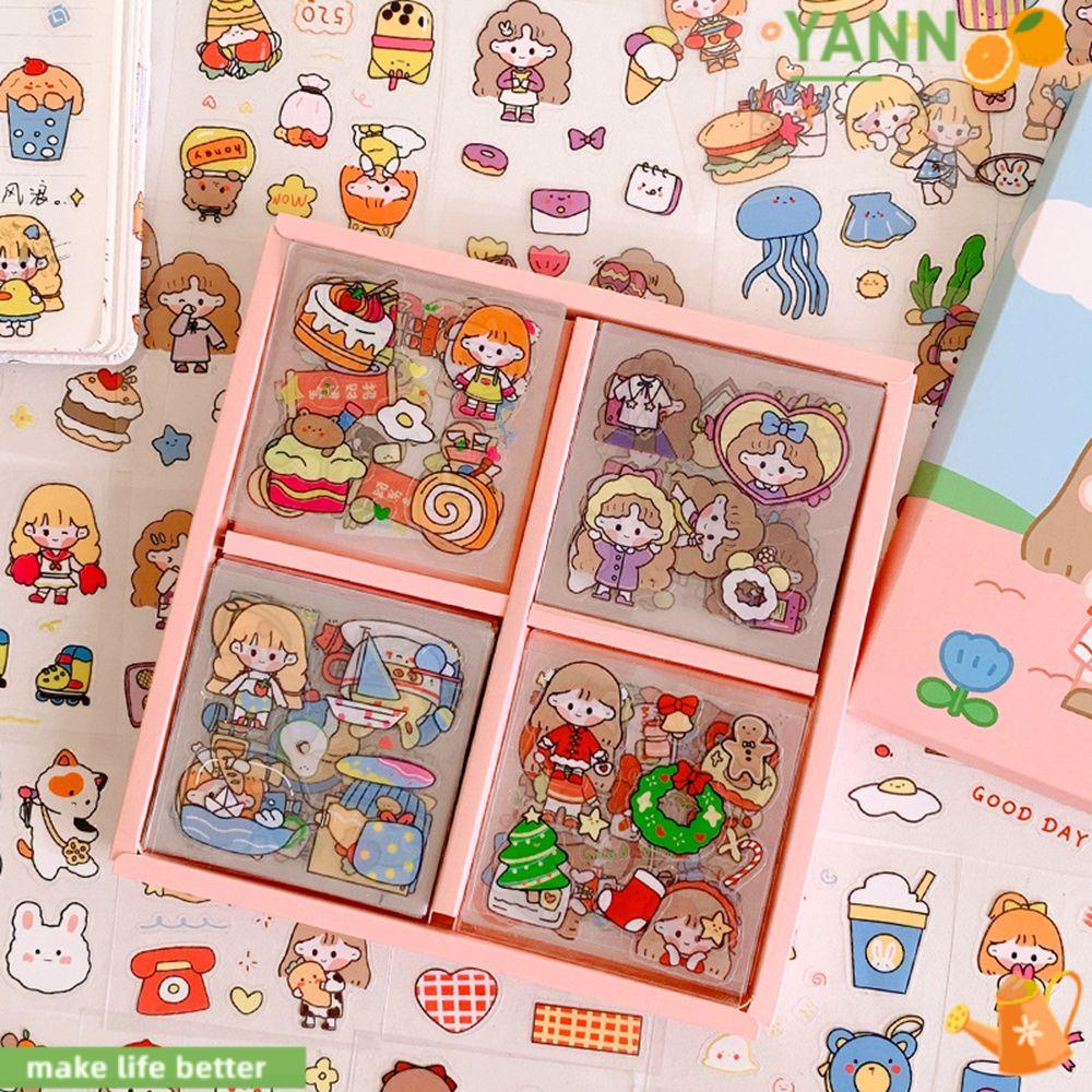 1 Miếng Dán Họa Tiết Hoạt Hình Dùng Trang Trí Hộp Quà Độc Đáo