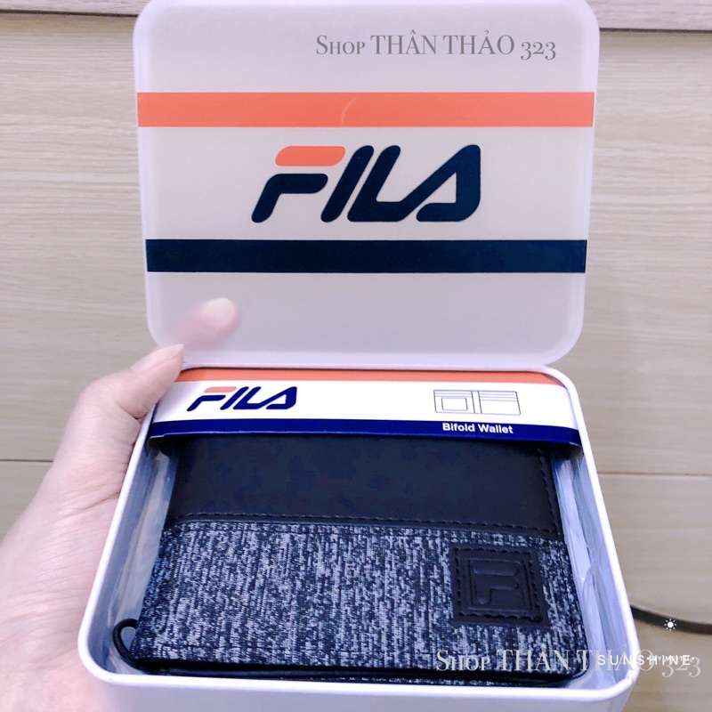 Bóp Ví Nam FILA / PUMA Da Bò Thật