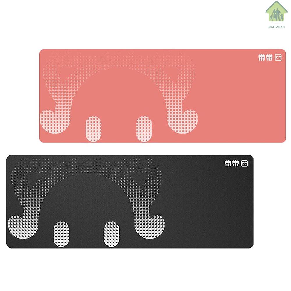 XM DaiDai STP006 Ultra-large Size Thickened Gaming Office Mouse Pad Anti-slip Wear-resistant Desk Pad Smooth Movement 800*300mm Pink