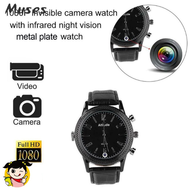 Vòng Đeo Tay Camera Hành Trình Không Dây Hd 1080p Có Tầm Nhìn Ban Đêm