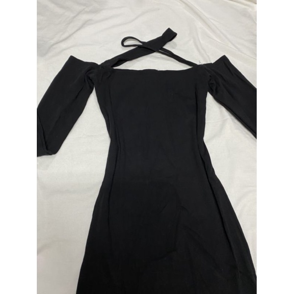 đầm body tay dài dây chéo cổ | BigBuy360 - bigbuy360.vn