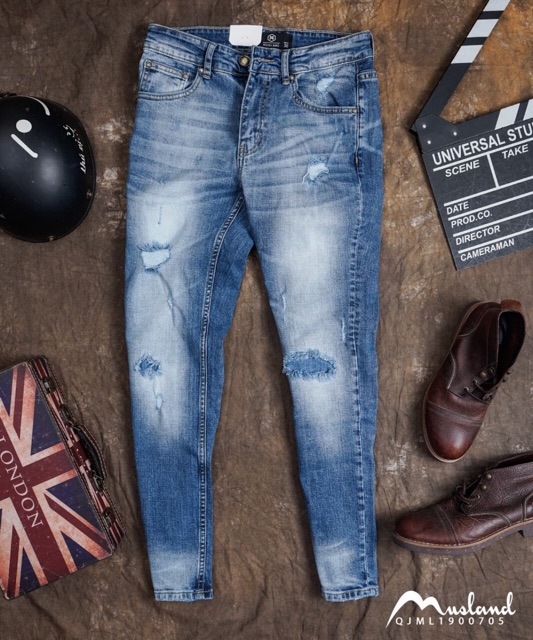 QUẦN JEAN NAM CAO CẤP Slim Fit (Size 28-34) QN328