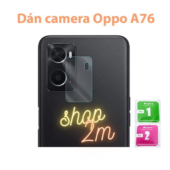 Bộ 2 cường lực dẻo camera Oppo A76
